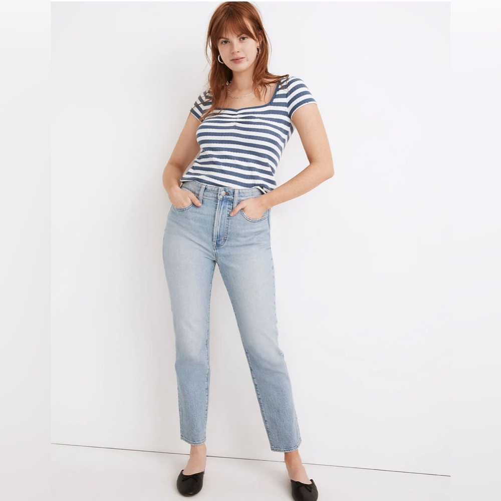 Madewell The Petite Curvy Perfect Vintage Jean in Fiore Wash 26P
